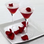 Bebida amorosa: coctel de rosas